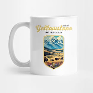 USA - NATIONAL PARK - YELLOWSTONE Hayden Valley - 2 Mug